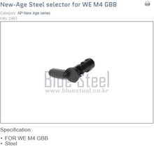 [Newage] M4 STEEL Selector for WE